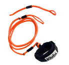 Kāohi Bungee Wing Leash (Orange) - Wet N Dry Boardsports