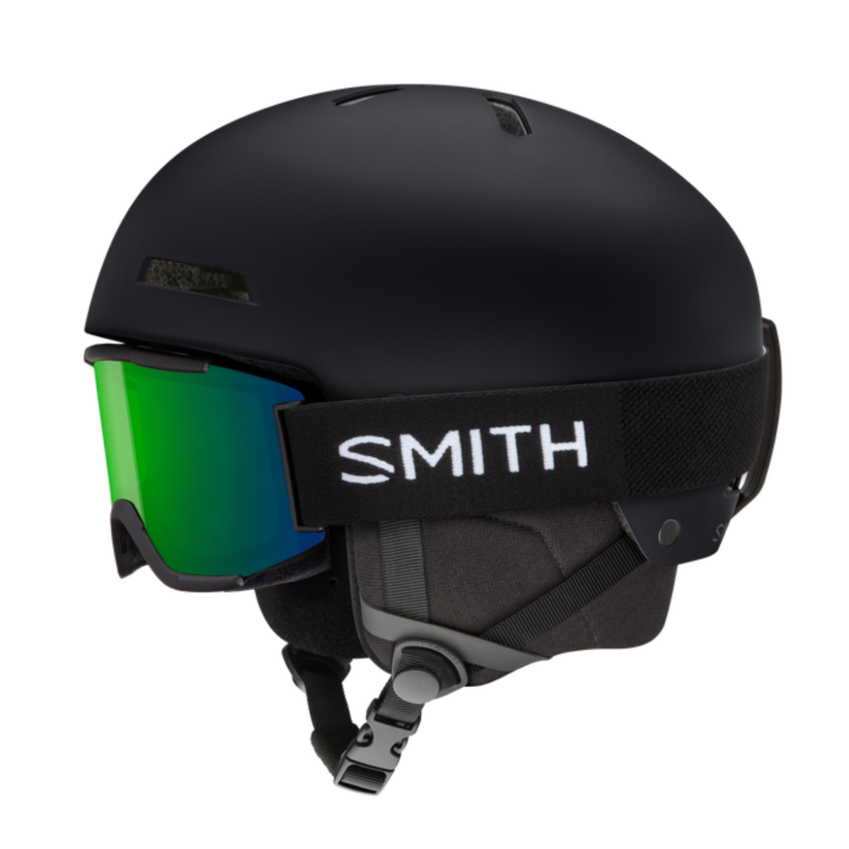 Smith Rodeo Snow Helmet (Matte Black) - Wet N Dry Boardsports 3