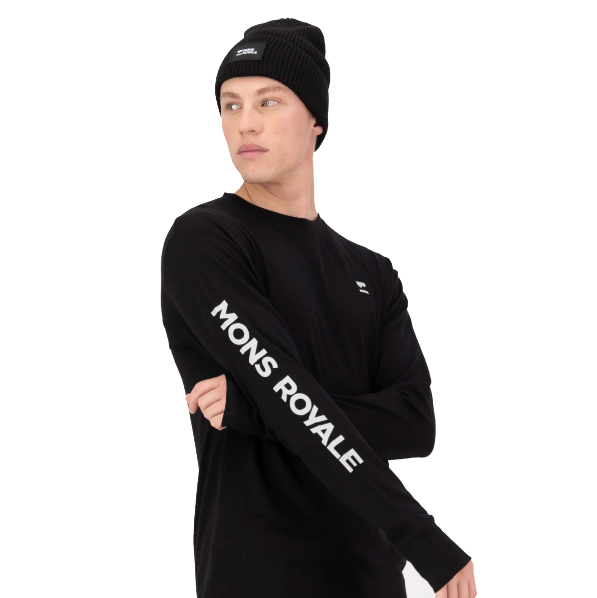 Mons Royale Yotei Merino Classic Long Sleeve (Black) - Wet N Dry Boardsports 1