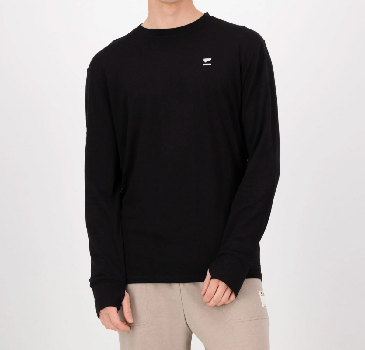 Mons Royale Yotei Merino Classic Long Sleeve (Black) - Wet N Dry Boardsports 3