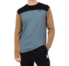 Mons Royale Yotei Merino Long Sleeve (Blue/Toffee/Black) - Wet N Dry Boardsports 1