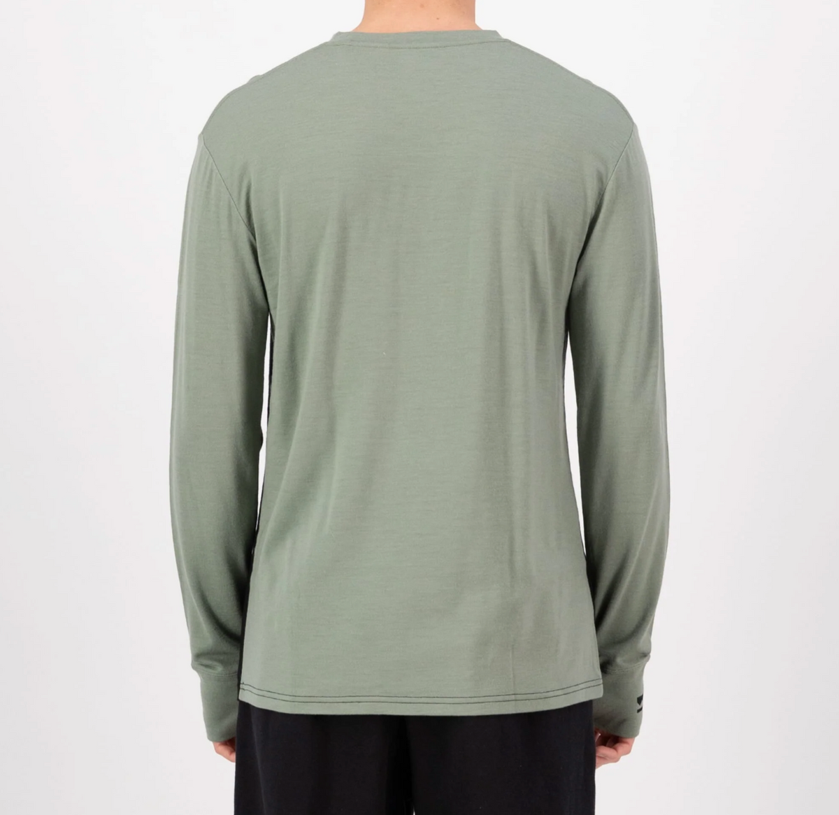Mons Royale Yotei Merino Long Sleeve (Willow/Black) - Wet N Dry Boardsports 2