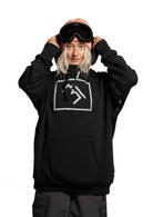 Brethren M.G Snowboard Hoodie (Darkside Black) - Wetndry Boardsports - Model