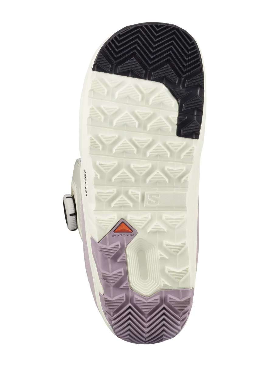 Salomon Womens Ivy Boa SJ Snowboard Boots (Icicle Nirvana) - Wetndry Boardsports - Sole