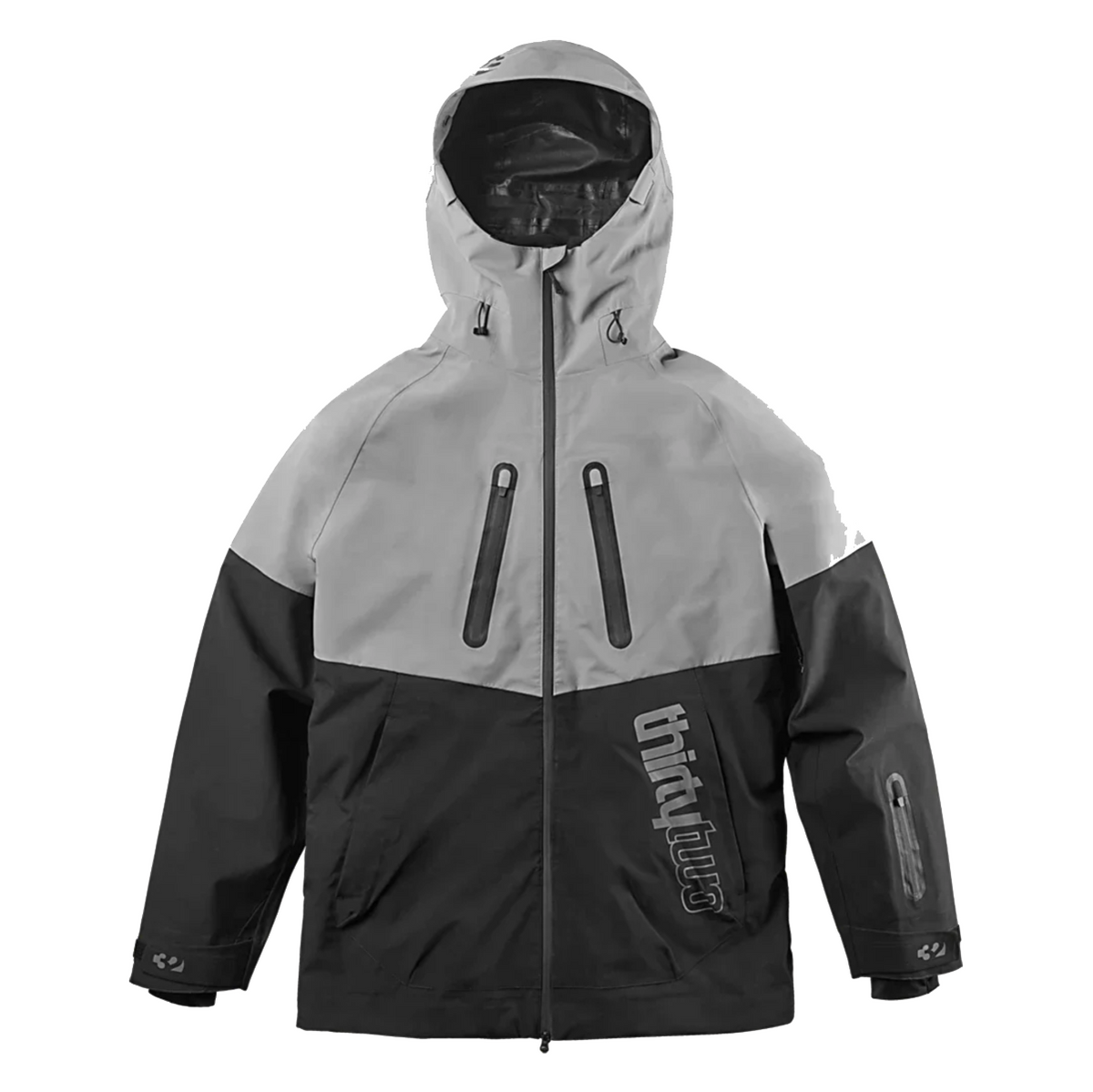 ThirtyTwo TM-3 Recycled Snowboard/Ski Jacket (Black/Grey) - Wet N Dry Boardsports 1