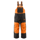 ThirtyTwo Basement Snowboarding/Ski Bib Pants (Black/Orange) - Wet N Dry Boardsports 1