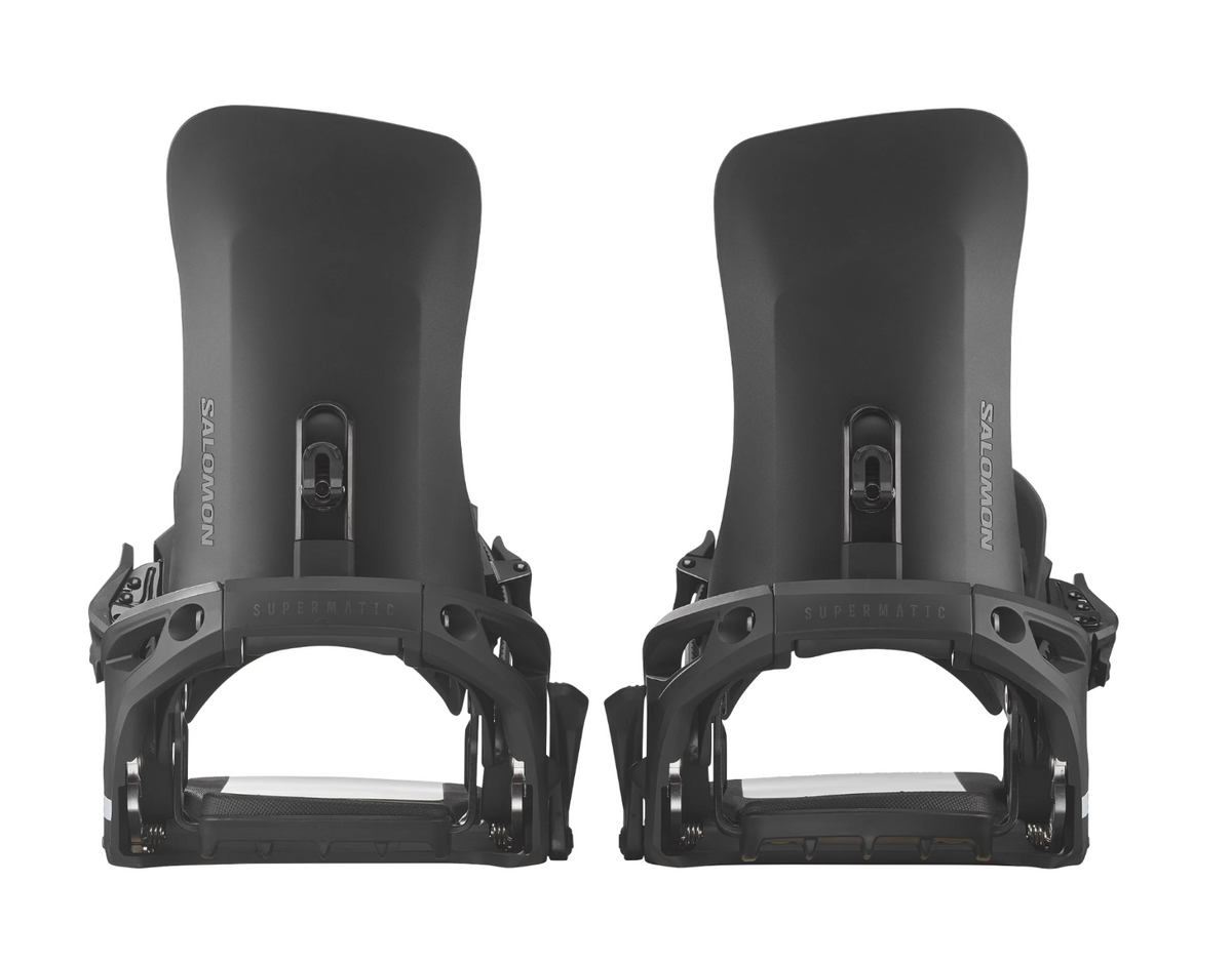 Salomon XA Supermatic Snowboard Binding 2026 (Black) - Wetndry Boardsports - Highbacks