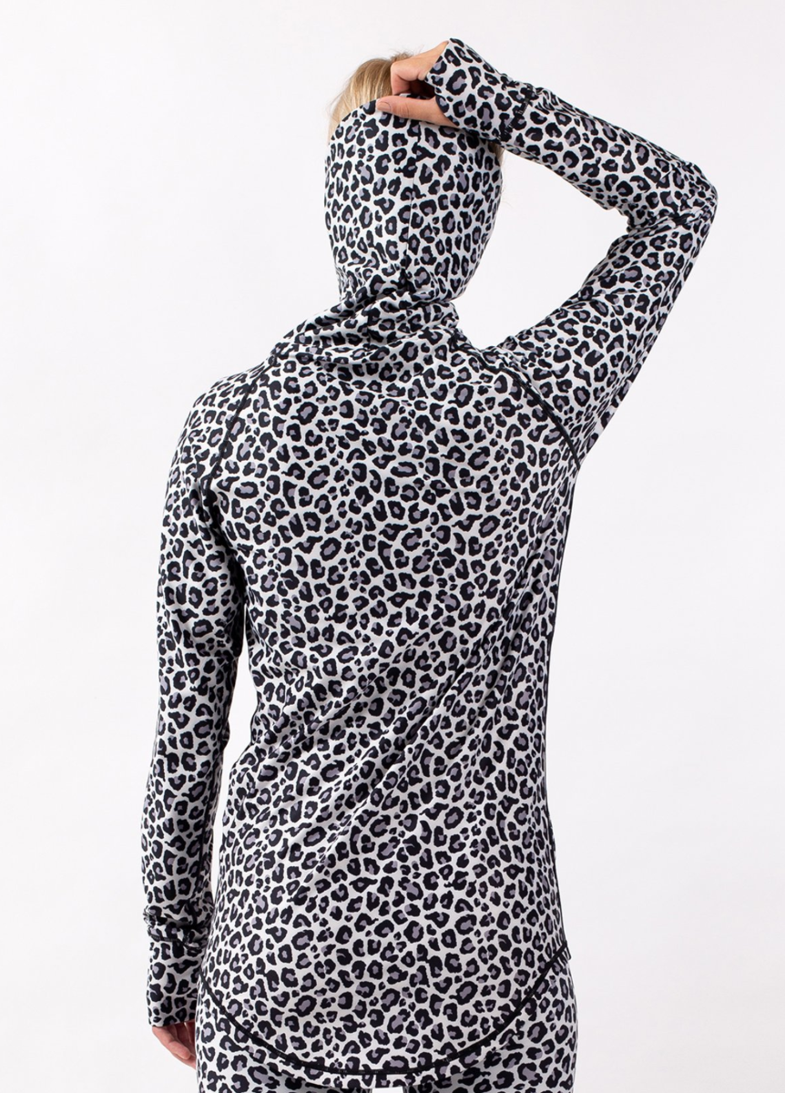 Eivy Icecold Gaiter Base Layer Top (Snow Leopard) - Wetndry Boardsports - Back