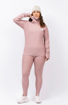Eivy Icecold Gaiter Rib Base Layer Top (Faded Woodrose) - Wetndry Boardsports - Model
