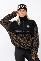 Eivy Ball Fleece (Black/Leopard) - Wetndry Boardsports
