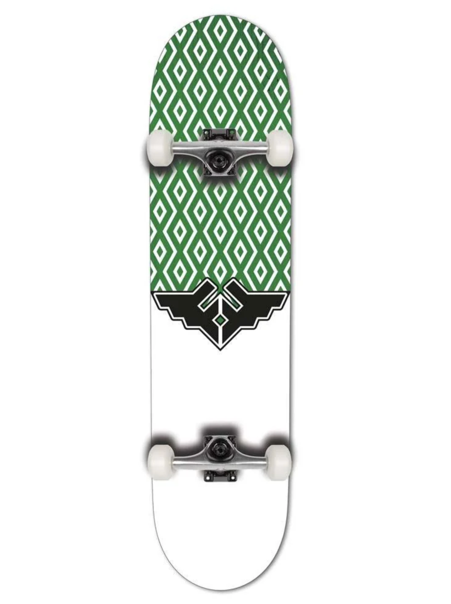 Fracture Wings V5 7.75 Complete Skateboard (Green) - Wetndry Boardsports