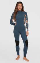 O'Neill Womens Bahia 3/2mm Back Zip Wetsuit (Tropics) - Wetndry Boardsports - Model - front