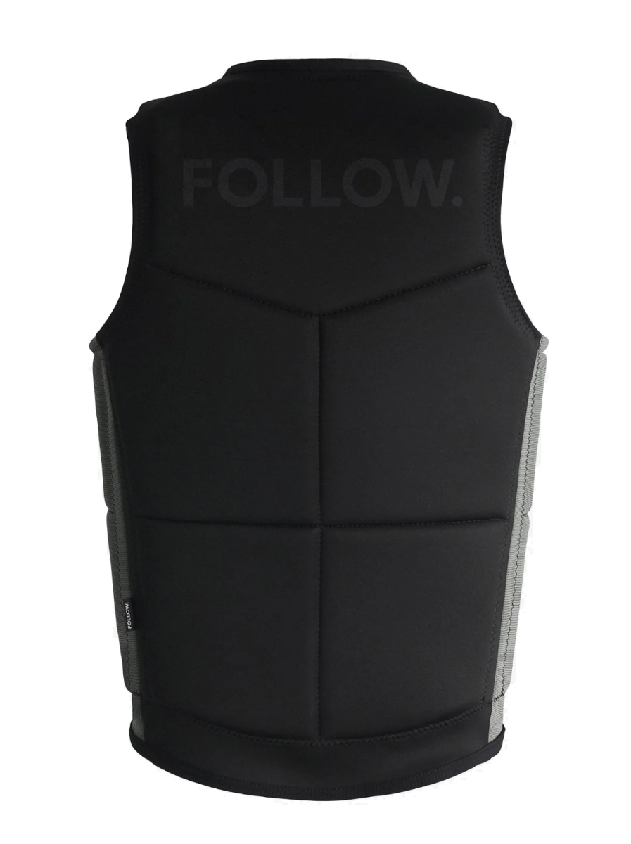 Follow Section Impact Vest (Black/Petina) - Wetndry Boardsports - Back