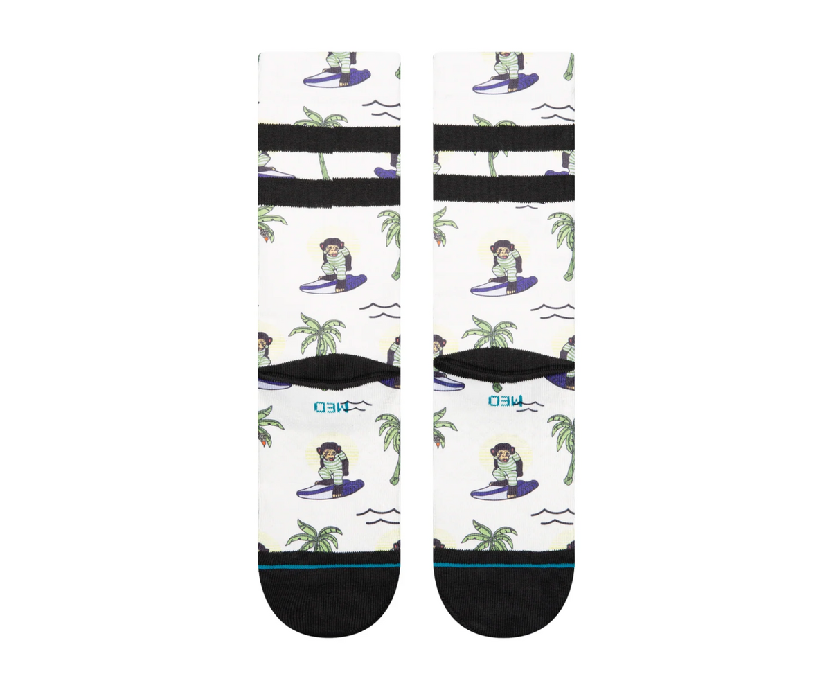 Stance Surfing Monkey Crew Sock - Wet N Dry Boardsports 3