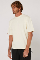 Follow Modern Tee (Cream) - Wetndry Boardsports - Model 3