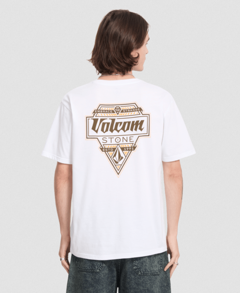 Volcom Linear Tshirt (White) - Wetndry Boardsports - Back