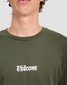 Volcom Linear Tshirt (Winter Moss) - Wetndry Boardsports - Front