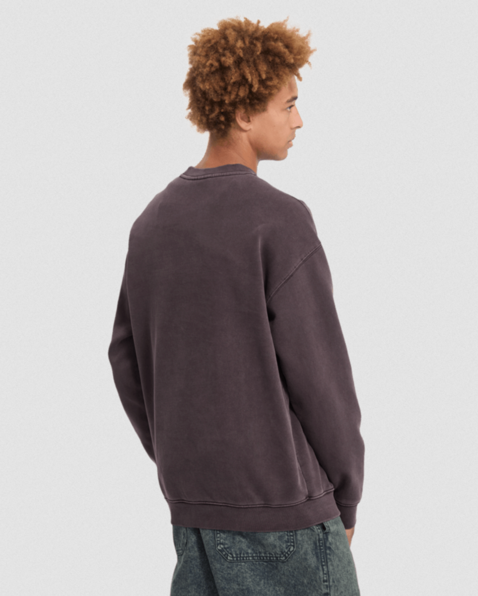 Volcom Big Stone Crew Sweatshirt (Raisin) - Wetndry Boardsports - Back