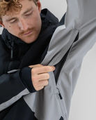 Beyond Medals Division 2L Ski/Snowboard Jacket (Black) - Wetndry Boardsports - Arm vent
