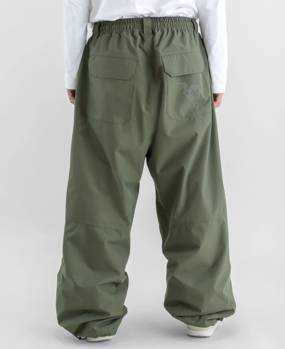 Beyond Medals Park Pants Unisex (Dark Green) - Back