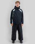 Beyond Medals Softshell Ski/Snowboard Jacket Unisex (Black) - Wetndry Boardsports - Full