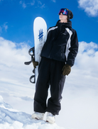 Beyond Medals Softshell Ski/Snowboard Jacket Unisex (Black) - model
