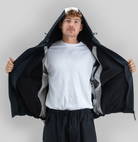 Beyond Medals Softshell Ski/Snowboard Jacket Unisex (Black) - Inside