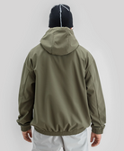 Beyond Medals Softshell Hoodie Unisex (Green) - Wetndry Boardsports - Back