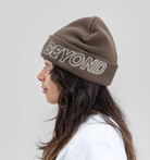 Beyond Medals Outline Beanie (Brown) - Wetndry Boardsports - Model2
