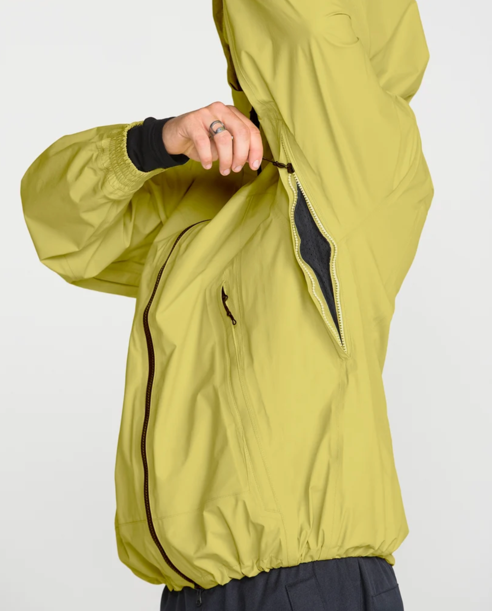 Volcom Arthur 3L 20K Ski/Snowboard Jacket (Golden Haze) - Wetndry Boardsports - Vent