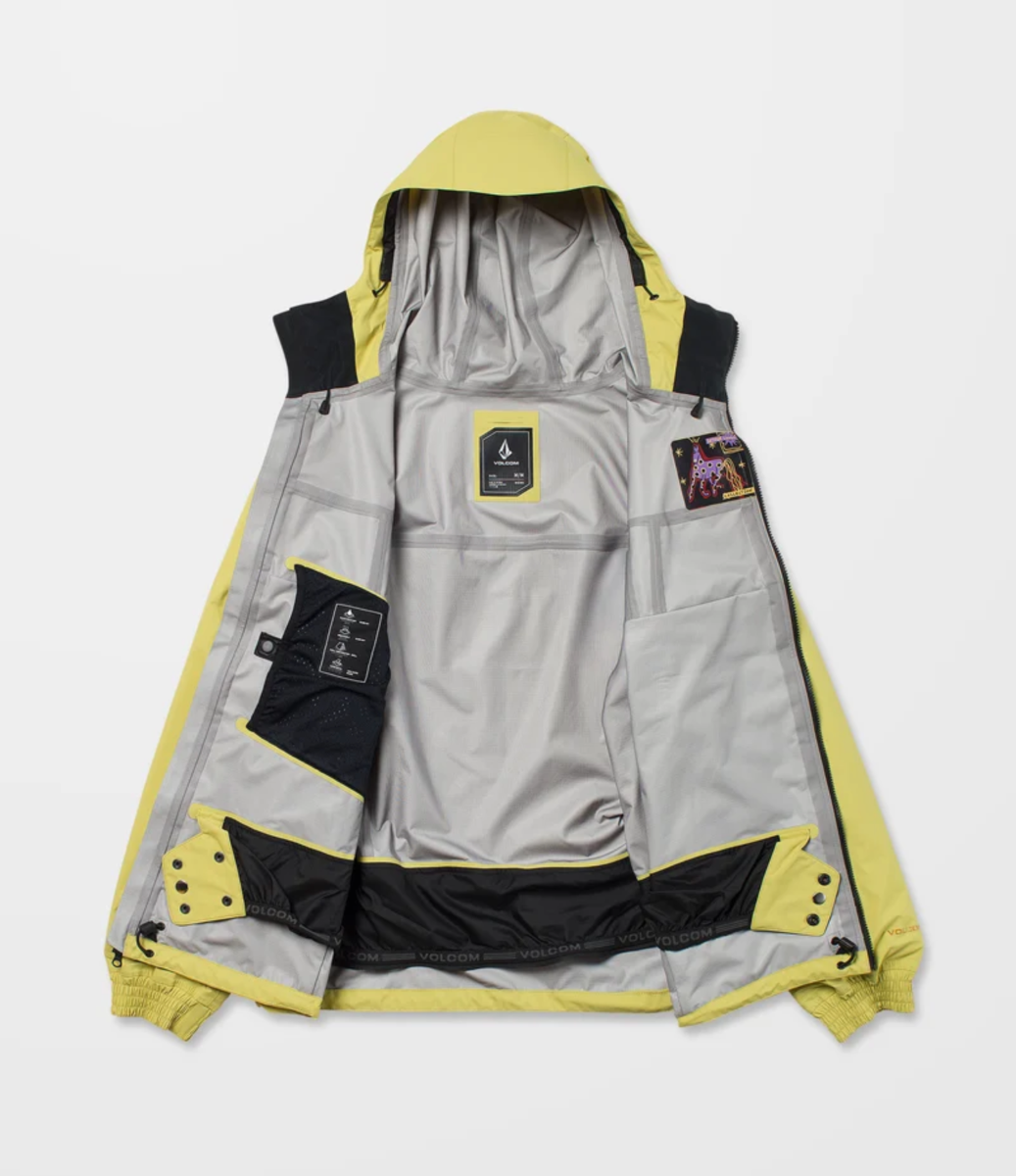 Volcom Arthur 3L 20K Ski/Snowboard Jacket (Golden Haze) - Wetndry Boardsports - flat