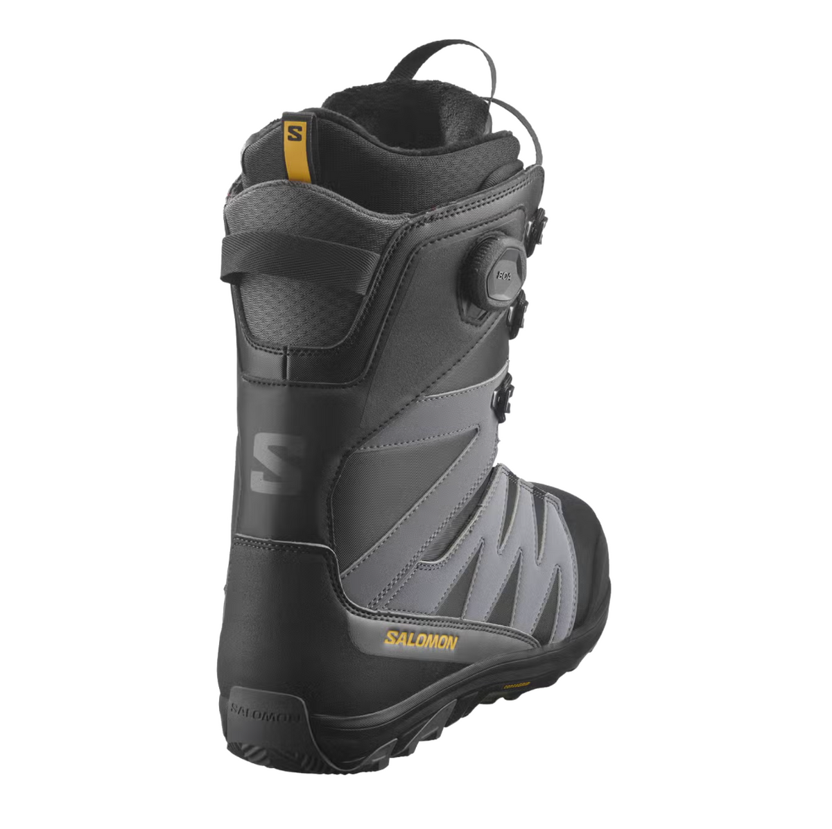 Salomon X Approach Lace SJ Boa Snowboard Boots (Black/Asphalt) - Wetndry Boardsports - Heel