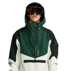 Volcom Brighton Pullover Snowboard/Ski Jacket (Stone) - Wetndry Boardsports - Hood