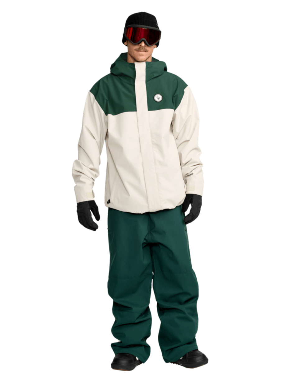 Volcom Buckthreeeighty Snowboard/Ski Jacket (Stone) - Wetndry Boardsports - Outfit