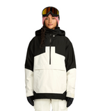 Volcom Womens Fern Gore Insulated Pullover Snowboard/Ski Jacket (Bone) - Wetndry Boardsports