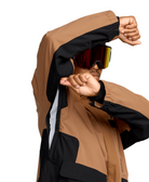Volcom Kleveland Snowboard/Ski Jacket (Terra Brown) - Wetndry Boardsports - Vent