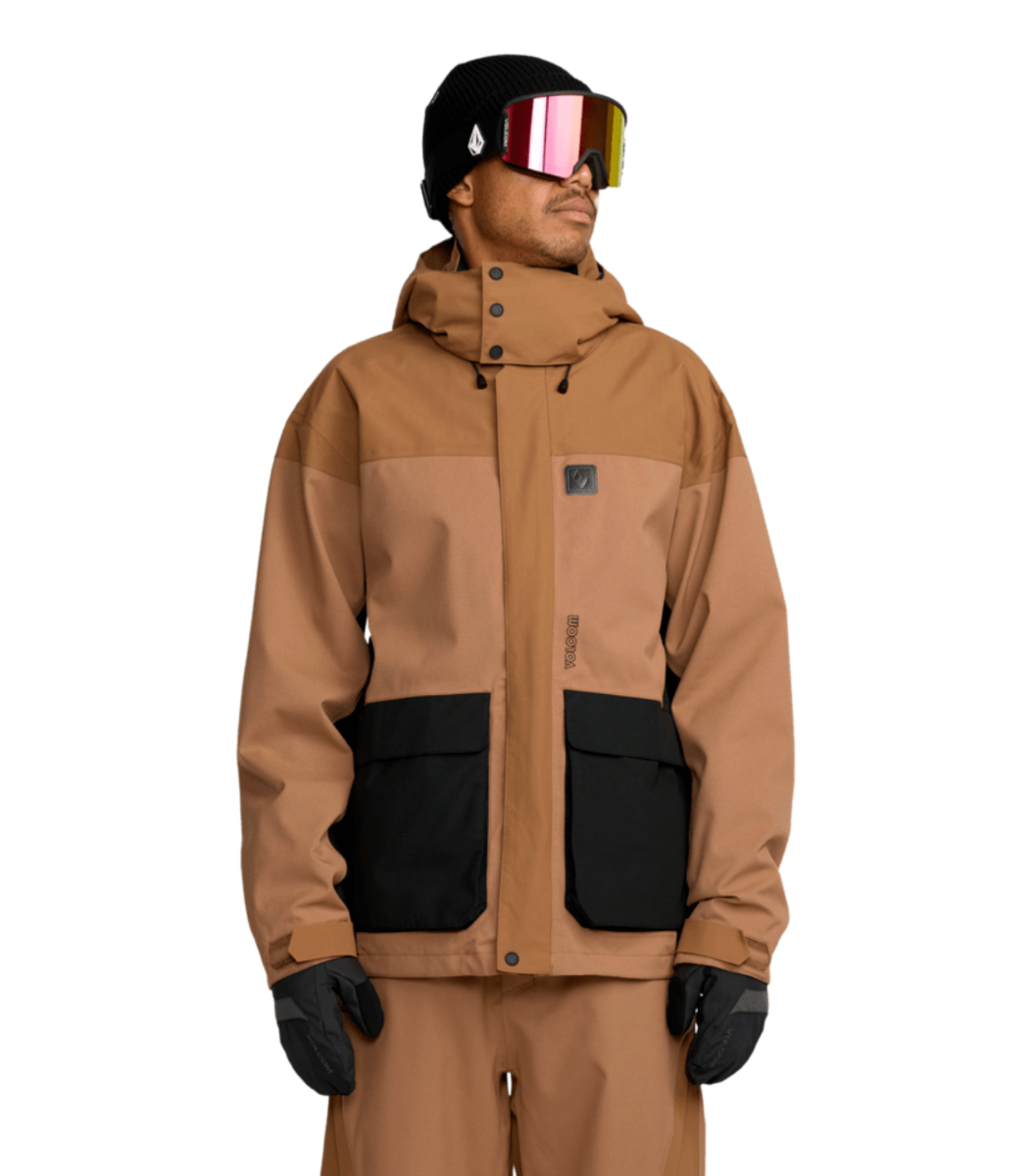 Volcom Kleveland Snowboard/Ski Jacket (Terra Brown) - Wetndry Boardsports
