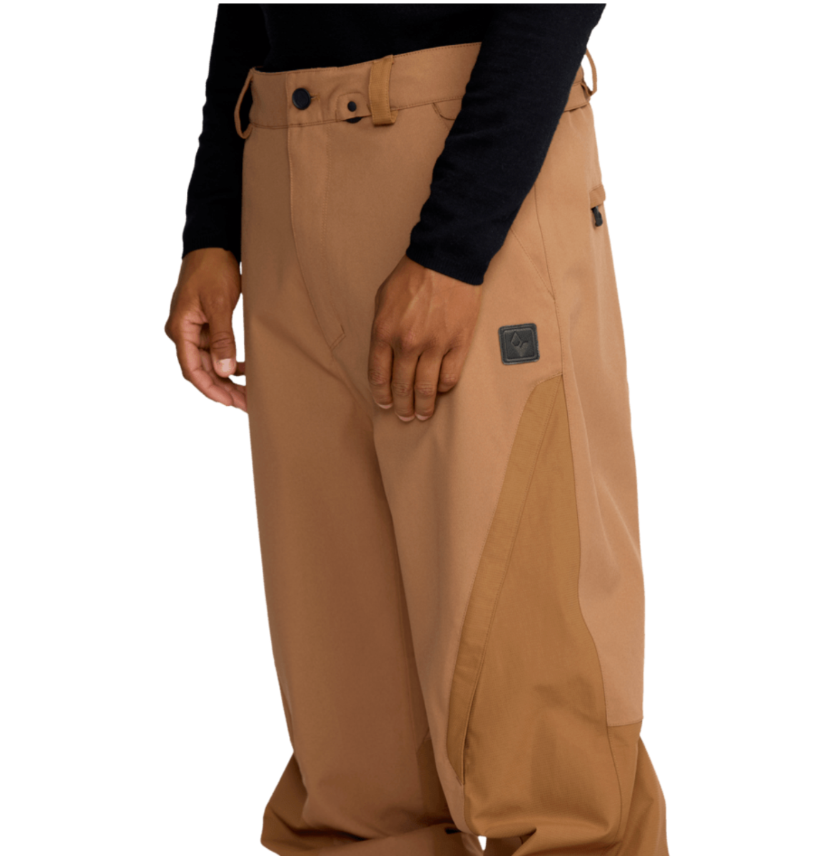 Volcom Kleveland Snowboard/Ski Pants (Terra Brown) - Wetndry Boardsports - Close Up