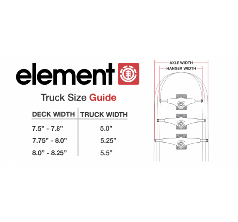 Element Phase 3 Skateboard Truck 5.5 (Raw)