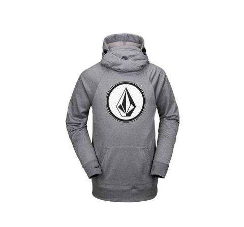 volcom hoodie grey