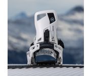 Nidecker Supermatic Snowboard Bindings 2025 (White) - Wet N