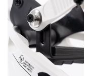 Nidecker Supermatic Snowboard Bindings 2025 (White) - Wet N