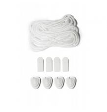 Liquid Force Lace Lock Kit and Toggles (White)