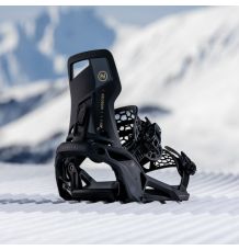 Nidecker Supermatic Snowboard Bindings 2025 (Black)