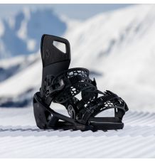 Nidecker Supermatic Snowboard Bindings 2025 (Black) 1 - Wet N Dry Boardsports