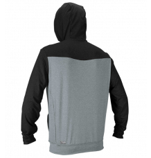 O'Neill Mens UV Hybrid Zip Sun Hoodie (Cool Grey/Black)
