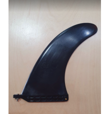 Tiki Nitrous 9" Single Longboard Fin + Screw (Black)