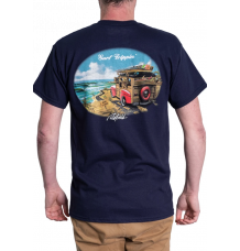 Rietveld Surf Trippin Tshirt (Navy)
