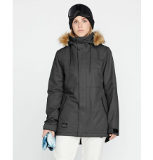 Volcom Fawn Insulated Snowboard Jacket (Black)
