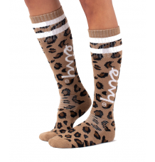 Eivy Cheerleader Wool Socks (Leopard) - Wet N Dry Boardsports